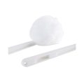 Deluxe Bowl Mop, 12" Handle, 2" Mop Head, White, 25/Carton - Image 2