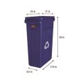 Rubbermaid Slim Jim® Recycling Container - Image 2