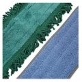 Microfiber Cleaning Kit, 18" Blue/Green Microfiber Head, 35" to 60" Gray Aluminum Handle - Image 4