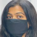 100% Cotton Black Mask - Image 2
