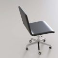 Vinyl Desk Chair w/ Casters - Image 3