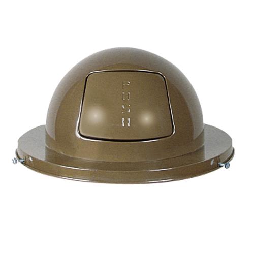 Open Top Receptacle 30 Gallon Capacity Curved Top Design 9/5 X11.5 Disposal Opening Fire Safe Steel