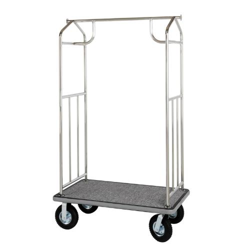 Transporter Series Chrome Bellman's Cart