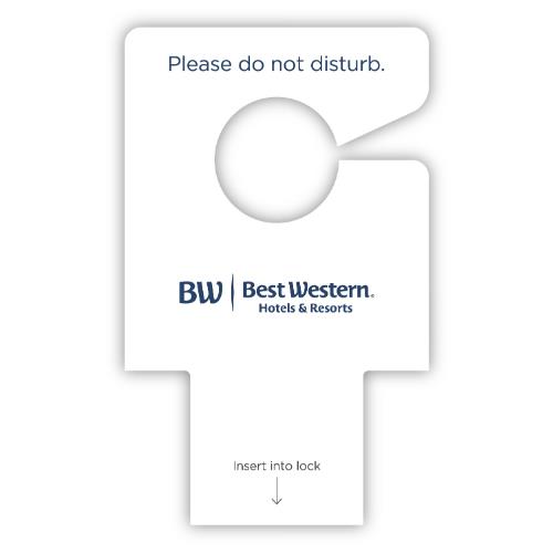 Best Western Keyless "Do Not Disturb" Signs