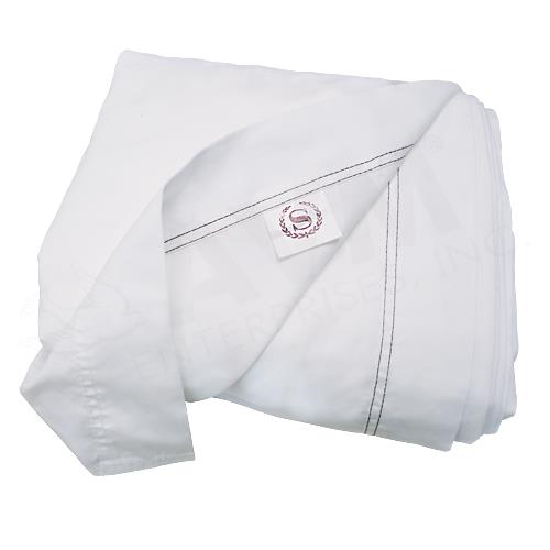 Queen T-300 Sobel Linen 60/40 Flat Sheet - White