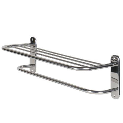 24" Towel Shelf Chrome Finish