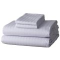 T-250 Woven Queen Striped Flat Sheet