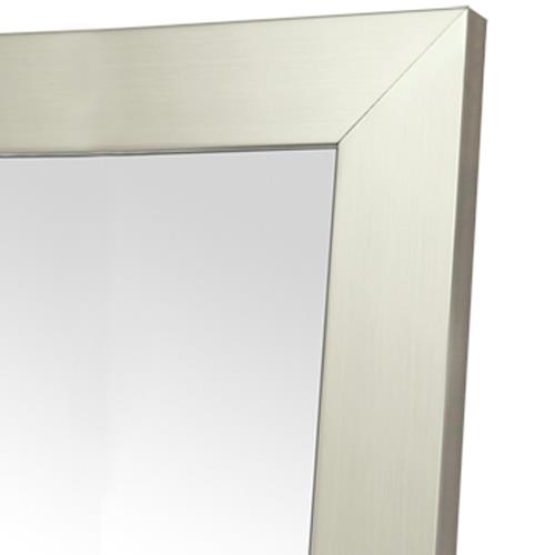Fornari Silver Non-Beveled Casegood Mirror