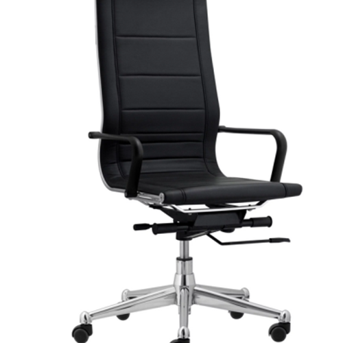 Florence High Back Task Chair Black w/ Soft Arms