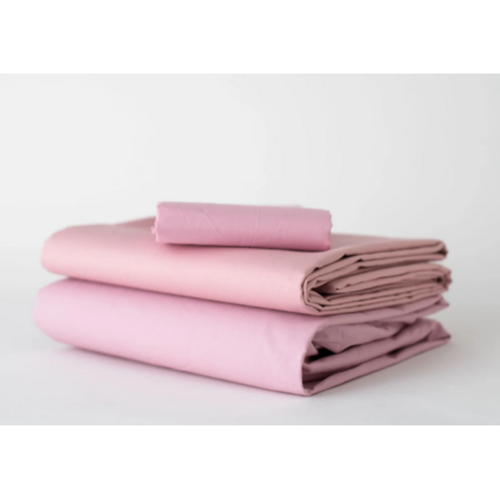 Queen Irregular T-180 Fitted Sheet - Rose