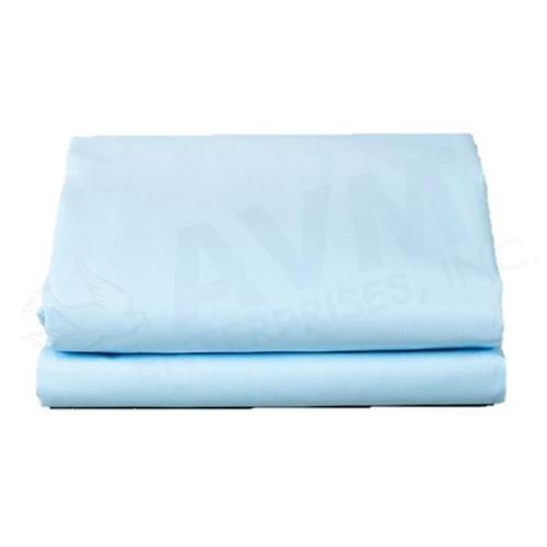 Queen Irregular T-180 Fitted Sheet - Blue
