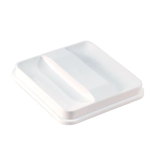 White Square Ice Bucket Lid Only