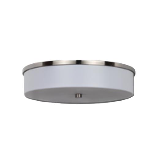 Cosmopolitan 16" Brushed Nickel Ceiling Fixture