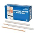 Individually Wrapped Wooden Stirrer