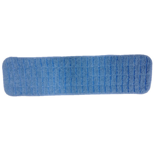 5x18 Blue Microfiber Wet Pad with Scrub Strips
