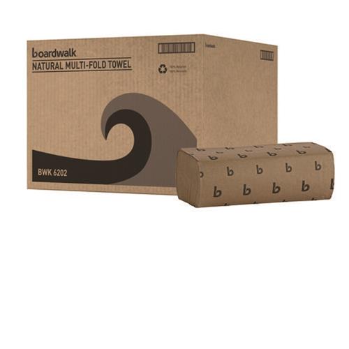 Multifold Paper Towels, 1-Ply, 9 x 9.45, Natural, 250/Pack