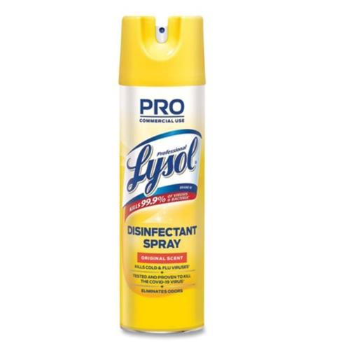 Lysol Disinfectant Spray, Original Scent 12/Case