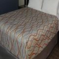 86x96 Full ""Helix Wavy Stripe"" Decorative Top Sheet