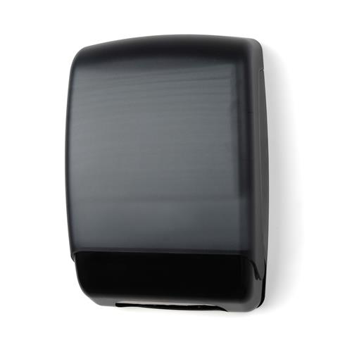 Plastic Multi-Fold Towel Dispenser -Black Translucent
