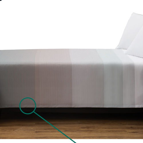 Misty Gradient Top Sheet- Queen