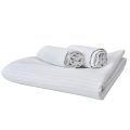 Satin Stripe Duvet Cover - Queen