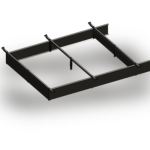 7.5" Queen Steel Bed Base