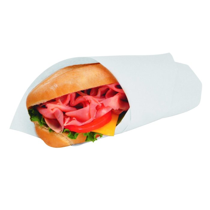 184316 Deli Wrap Dry Waxed Paper Flat Sheets, 12 X 12, White, 1,000/pack, 5 Packs/carton - Image 1