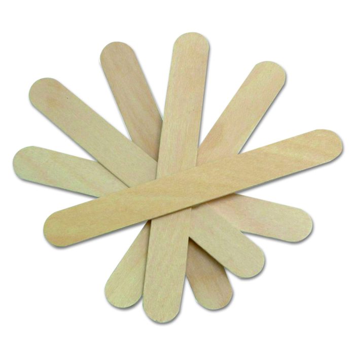 264829 Non-Sterile Tongue Depressors, Wood, 6", 500/box - Image 1