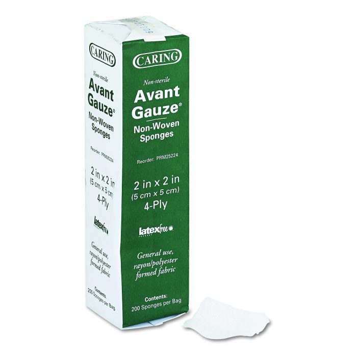 64381 Gauze Sponges, Non-Sterile, 4-Ply, 2 X 2, 200/box - Image 1