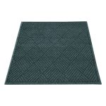 EcoGuard Diamond Floor Mats, Rectangular, Charcoal Gray Carpeted Surface, 24" x 36"