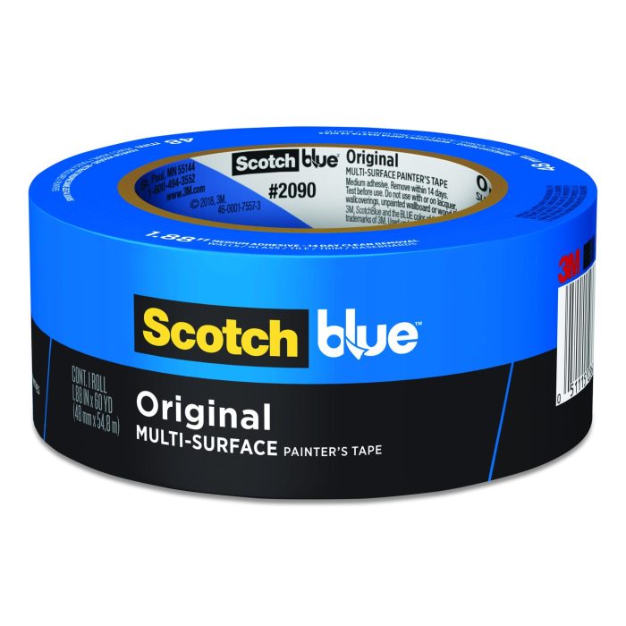 644284 Original Multi-Surface Painter's Tape, 3" Core, 2" X 60 Yds, Blue - Image 1