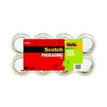 Sure Start Packaging Tape, 3" Core, 1.88" X 54.6 Yds, Clear, 8/pack