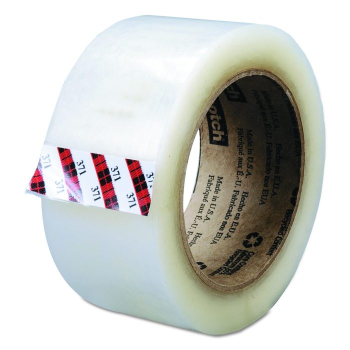262799 Box Sealing Tape, 3" Core, 48 Mm X 100 M, Clear, 36/carton - Image 1
