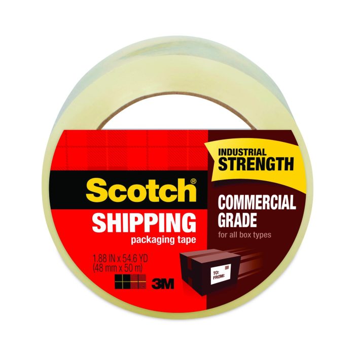 773806 3750 Commercial Grade Packaging Tape, 3" Core, 1.88" X 54.6 Yds, Clear - Image 1