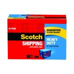 3850 Heavy-Duty Packaging Tape Cabinet Pack, 3" Core, 1.88" X 54.6 Yds, Clear, 18/pack