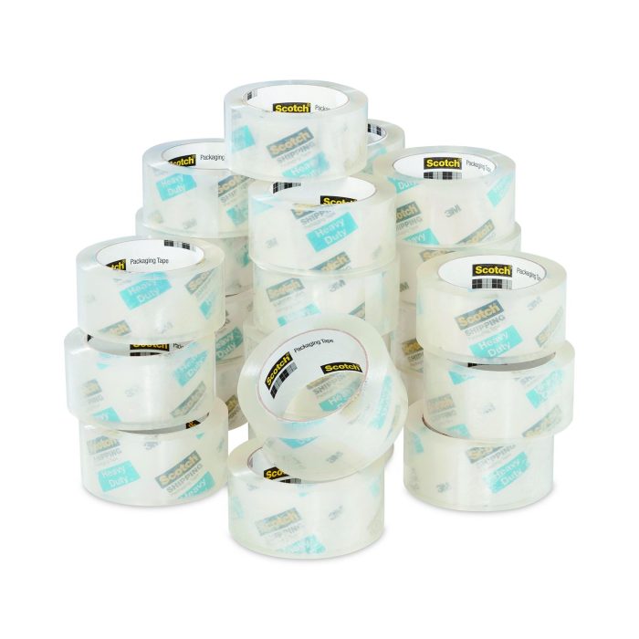 773860 3850 Heavy-Duty Packaging Tape, 3" Core, 1.88" X 54.6 Yds, Clear, 36/carton - Image 1