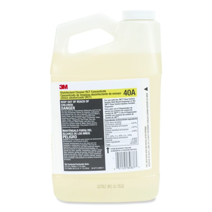 718800 Disinfectant Cleaner Rct Concentrate, 0.5 Gal Bottle, Fragrance-Free, 4/carton - Image 1