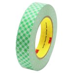 Double-Coated Tissue Tape, 3" Core, 1" X 36 Yds, White