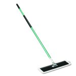 Easy Scrub Flat Mop Tool, 16" Microfiber Head, 54" Green Aluminum Handle