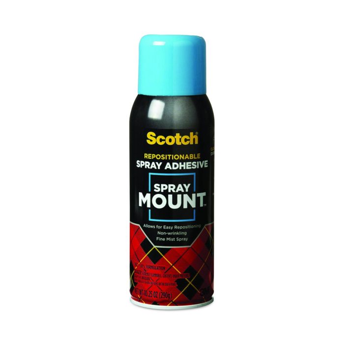 762884 Spray Mount Repositionable Adhesive, 10.25 Oz, Dries Clear - Image 1