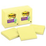 Pads in Canary Yellow, 3" x 3", 90 Sheets/Pad, 12 Pads/Pack