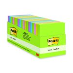 Original Pads in Floral Fantasy Collection Colors, 3" x 3", Cabinet Pack, 100 Sheets/Pad, 18 Pads/Pack