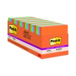 Pads in Energy Boost Collection Colors, Cabinet Pack, 3" x 3", 70 Sheets/Pad, 24 Pads/Pack