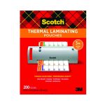 Laminating Pouches, 3 Mil, 9" X 11.5", Gloss Clear, 200/pack