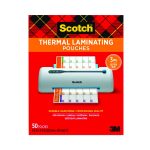 Laminating Pouches, 3 Mil, 9" X 11.5", Gloss Clear, 50/pack