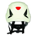 SecureFit X5000 Series Safety Helmets, Brimless, 6-Point Pressure Diffusion Ratchet, One Size Fits Most (6.25 to 8), White