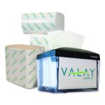 Valay Table Top Napkin Dispenser, 6 x 6.5 x 8, Black