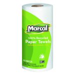100% Premium Recycled Kitchen Roll Towels, 2-Ply, 11 x 9, White, 60 Sheets, 15 Rolls/Carton
