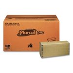 100% Recycled Folded Paper Towels, Multi-Fold, 1-Ply, 9.5 x 9.25, Natural, 250/Pack, 16 Packs/Carton