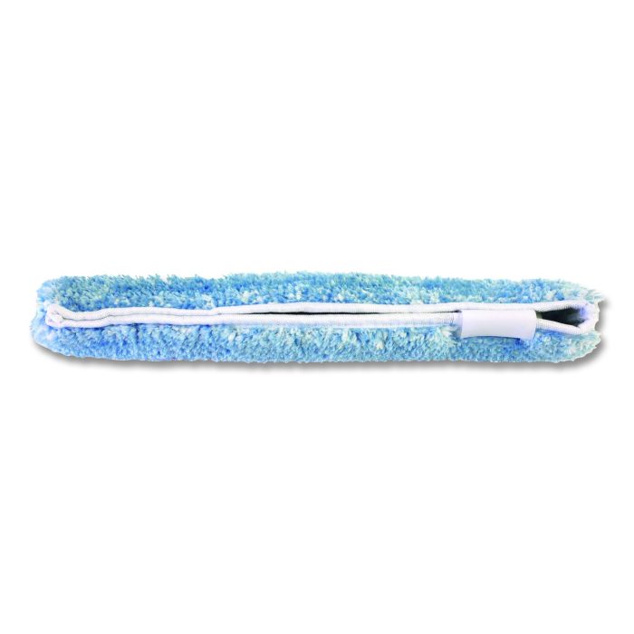 15089418 MaxiPlus Combo Window Washer and Squeegee Microfiber Replacement Sleeve, 15.5" Wide, Blue - Image 1